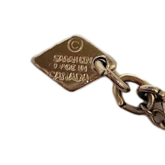 Vintage Sarah Coventry Gold Tone Teardrop Pendant Necklace 19 inches long - Picture 7 of 14